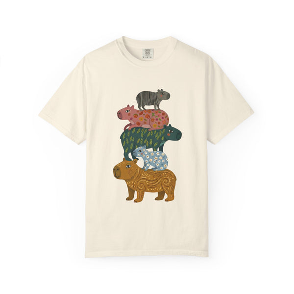 Miso-Funny Capybara Parade T-shirt
