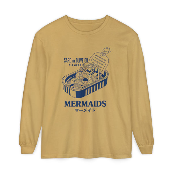Miso-Funny Mermaid Can Long Sleeve T-Shirt