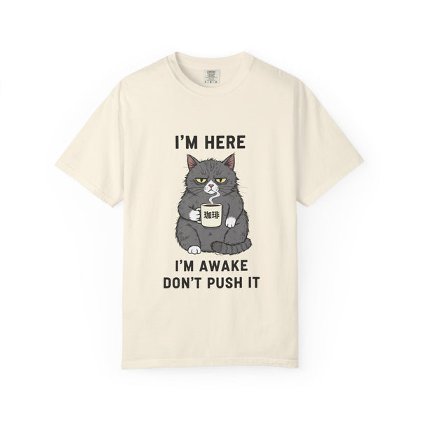 Miso-Funny Tired Cat T-shirt