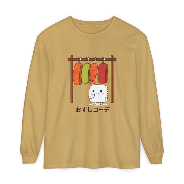 Miso-Funny Sushi Pick Out Clothes Long Sleeve T-Shirt