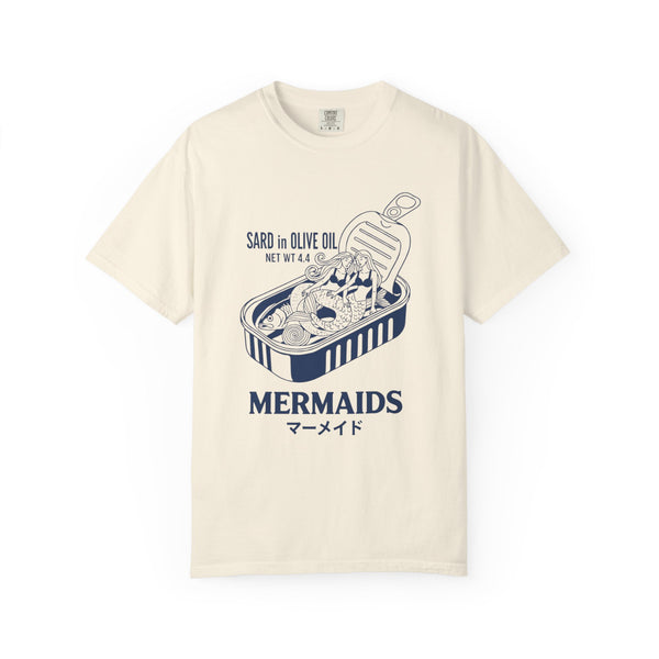 Miso-Funny Mermaid Can T-shirt
