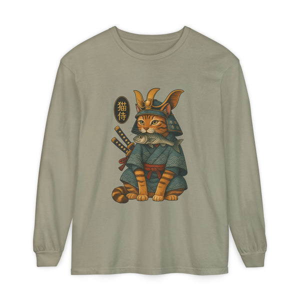Miso-Funny Cat Japanese General Long Sleeve T-Shirt