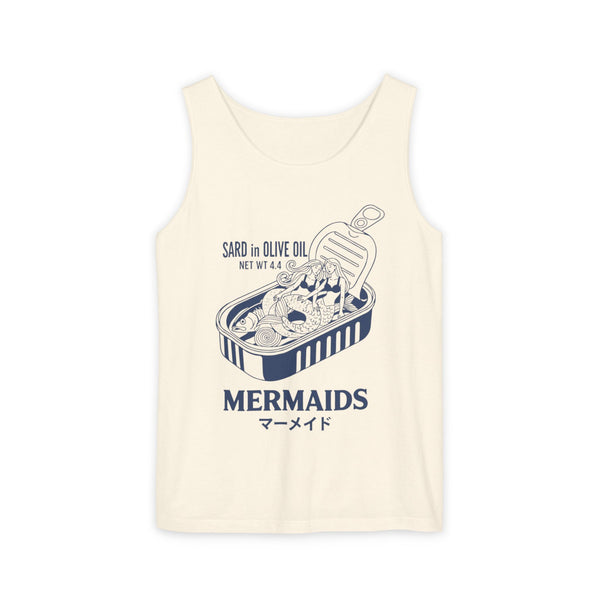 Miso-Funny Mermaid Can Tank Top
